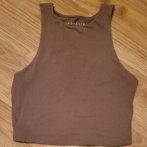 Aeropostale Women's Tan Crop Top